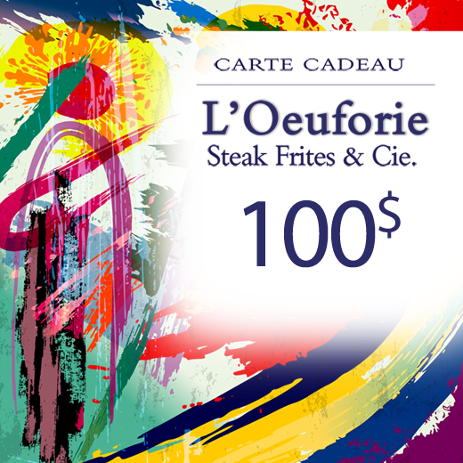CC1- Carte cadeau  100$